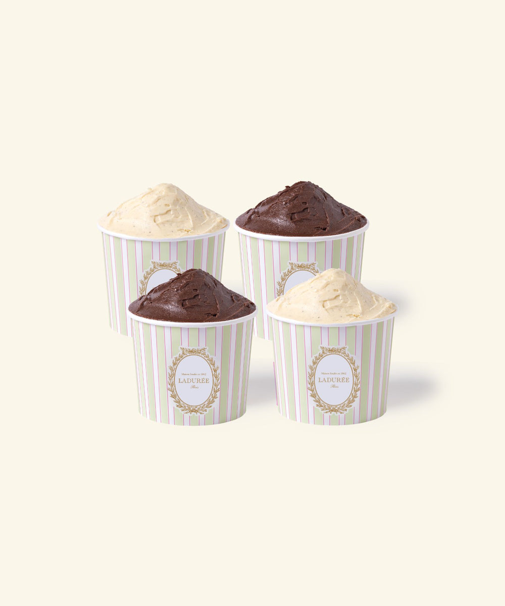 Assortiment de Glaces "Vanille & Chocolat"