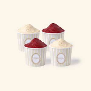 Assortiment de Glaces "Vanille & Framboise"