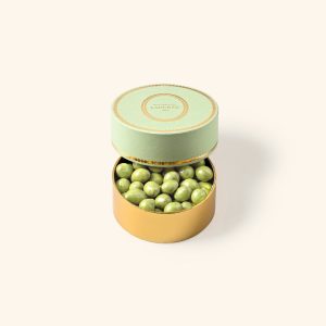 Coffret de perles chocolatées pistache fleur d'oranger