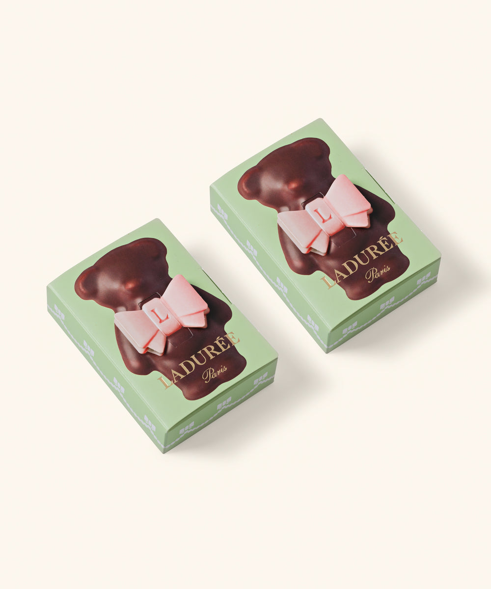Duo d'oursons guimauve Ladurée - Chocolat Noir - Image 3