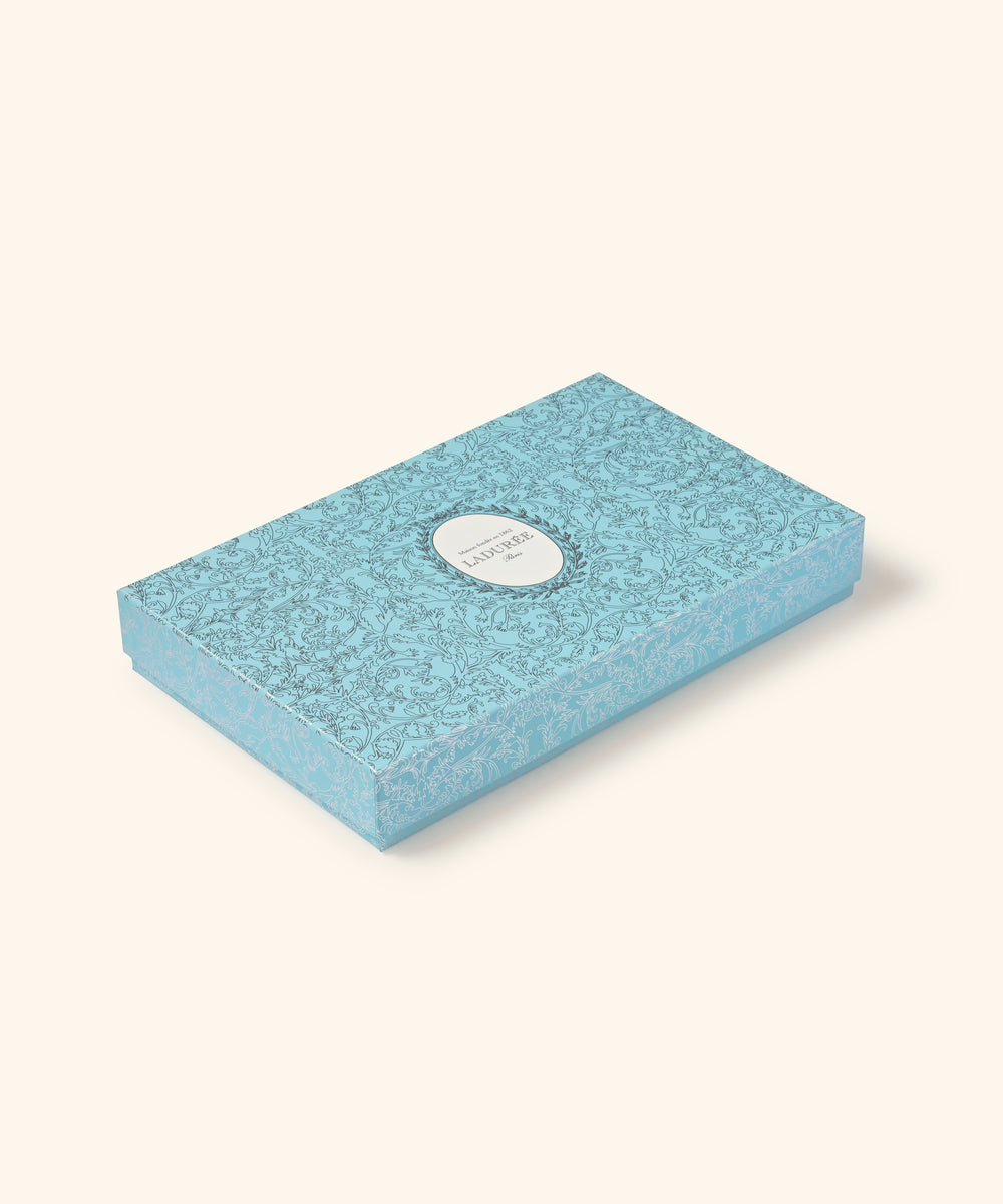 Coffret de 42 macarons "Arabesque" - bleu - Image 2