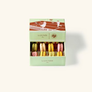 Coffret de 8 macarons "Roland-Garros x Ladurée"