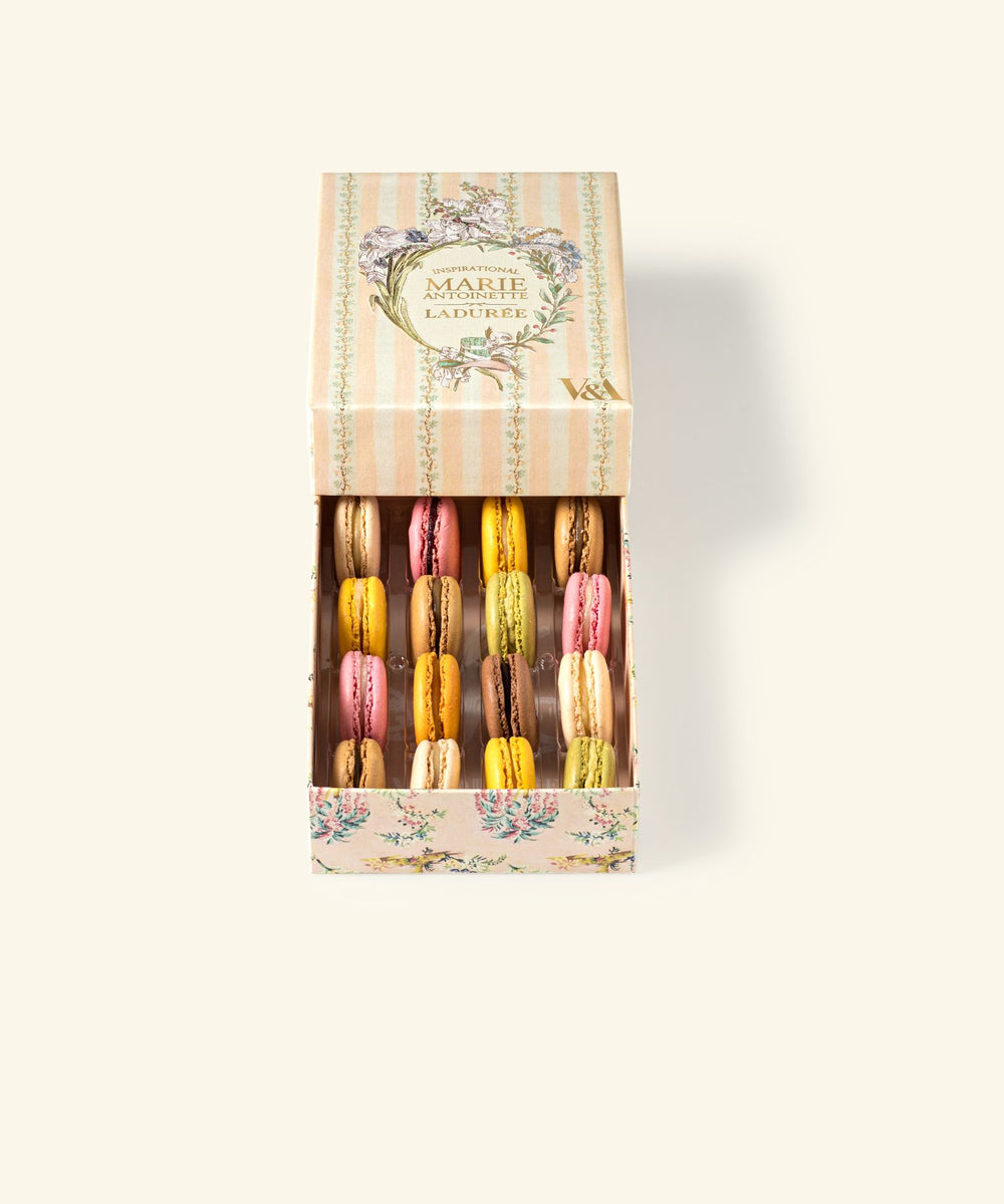 Coffret de 16 macarons "Marie-Antoinette"