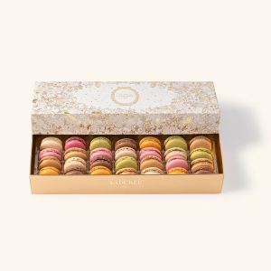 Coffret de 28 macarons "Le Jardin Magique"