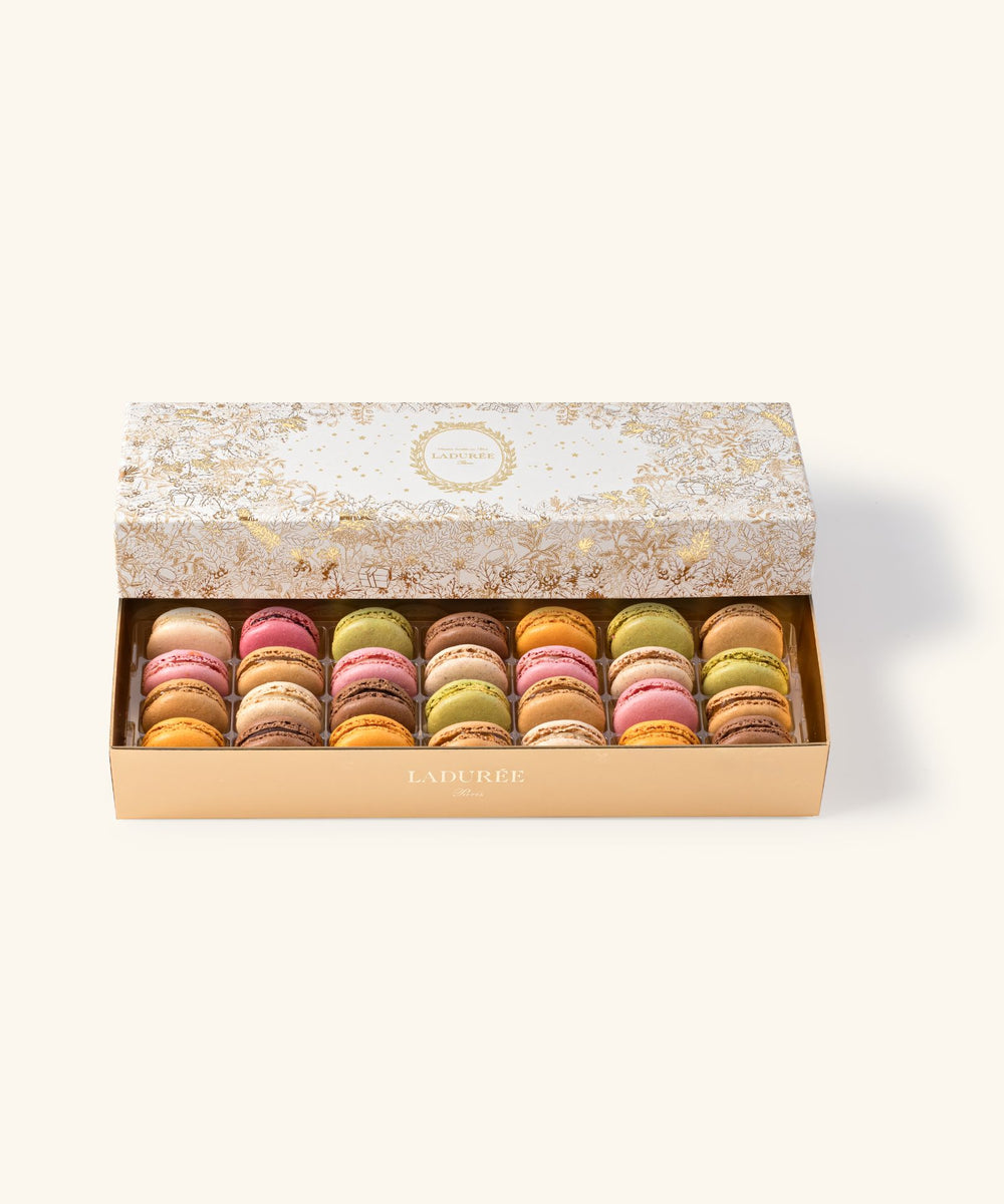 Coffret de 28 macarons "Le Jardin Magique"