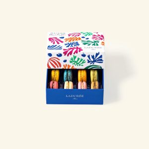 Coffret de 8 macarons "Ladurée x Maison Matisse"
