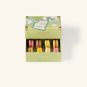 Coffret de 8 macarons "Destination États-Unis"