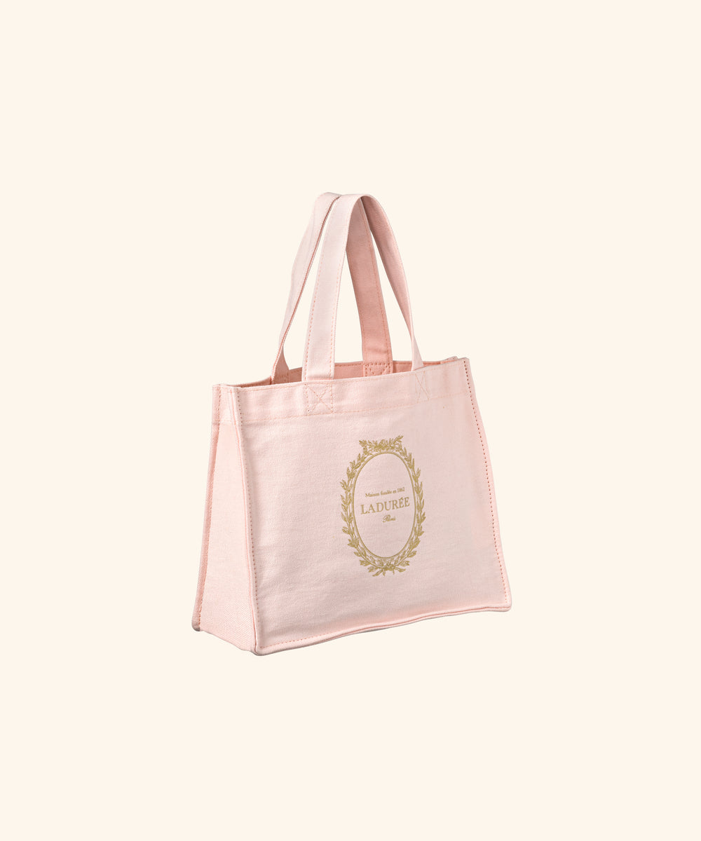 Mini tote bag rose Ladurée