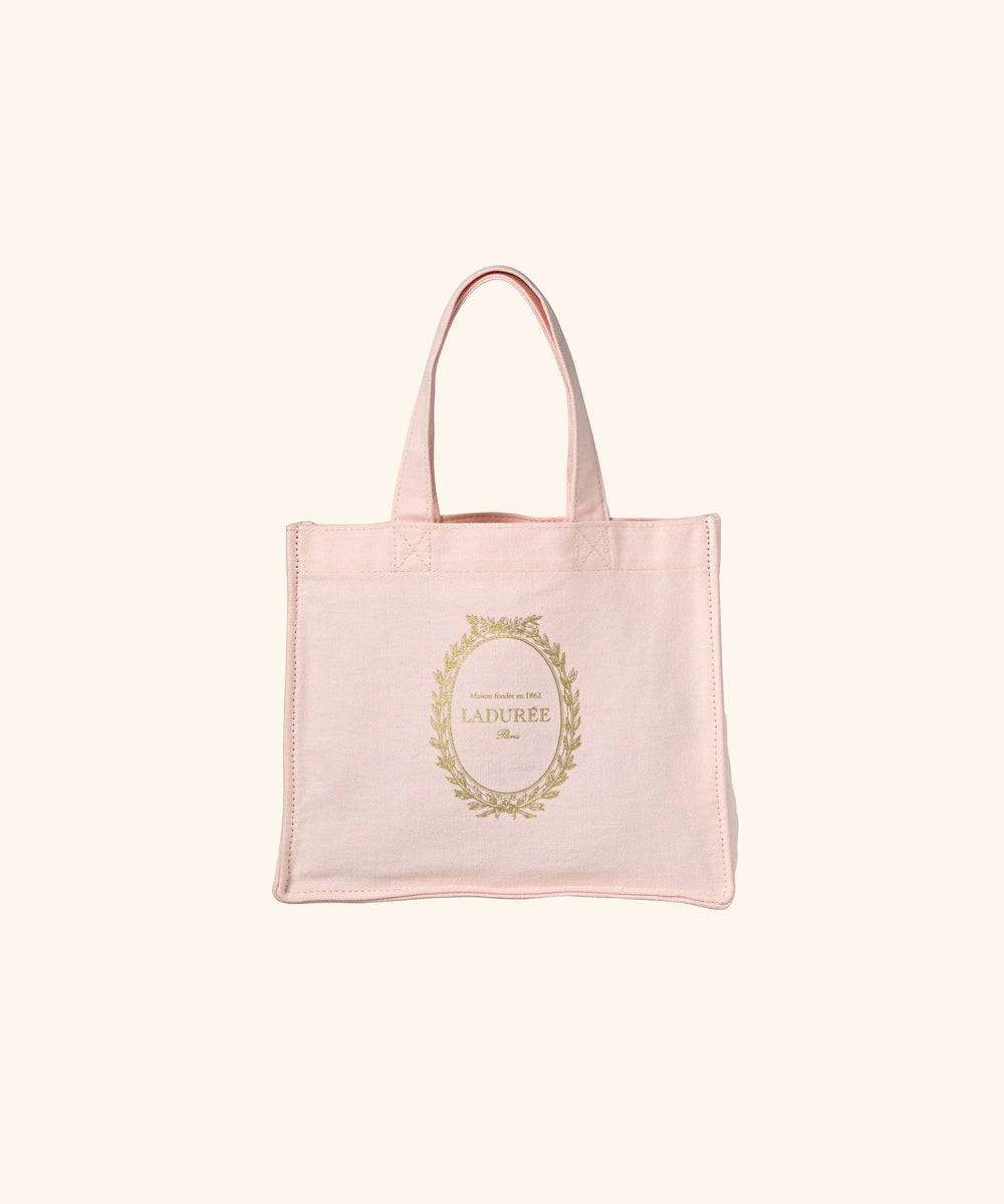 Mini tote bag rose Ladurée - Image 2