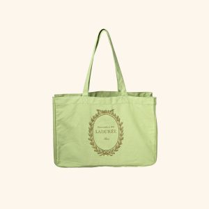 Tote bag vert Ladurée